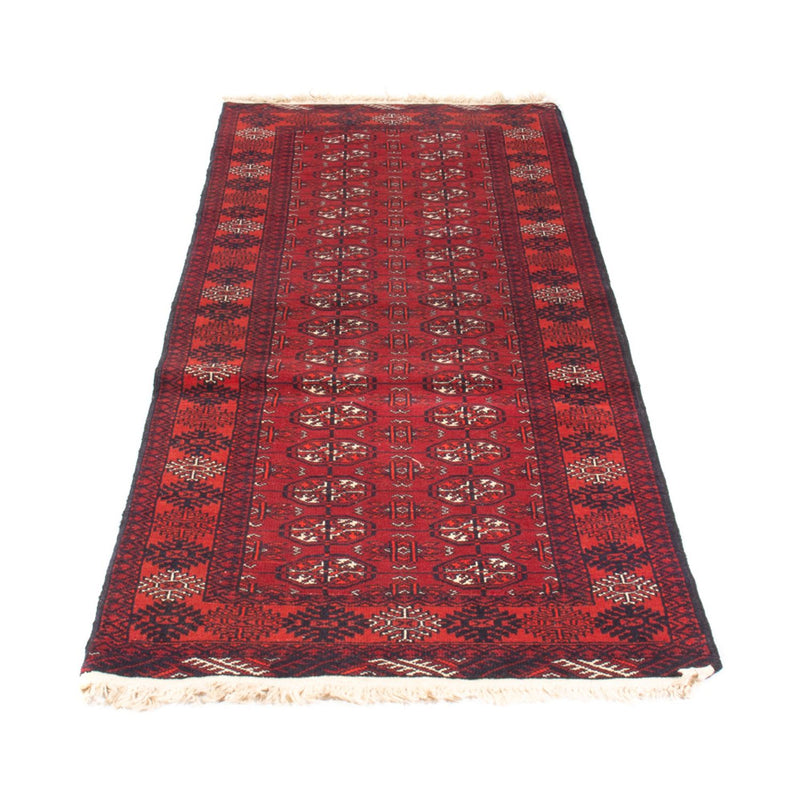 Alfombra de pasillo Alfombra Turkaman - 194 x 74 cm - rojo