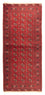 Alfombra de pasillo Alfombra Turkaman - 201 x 86 cm - rojo