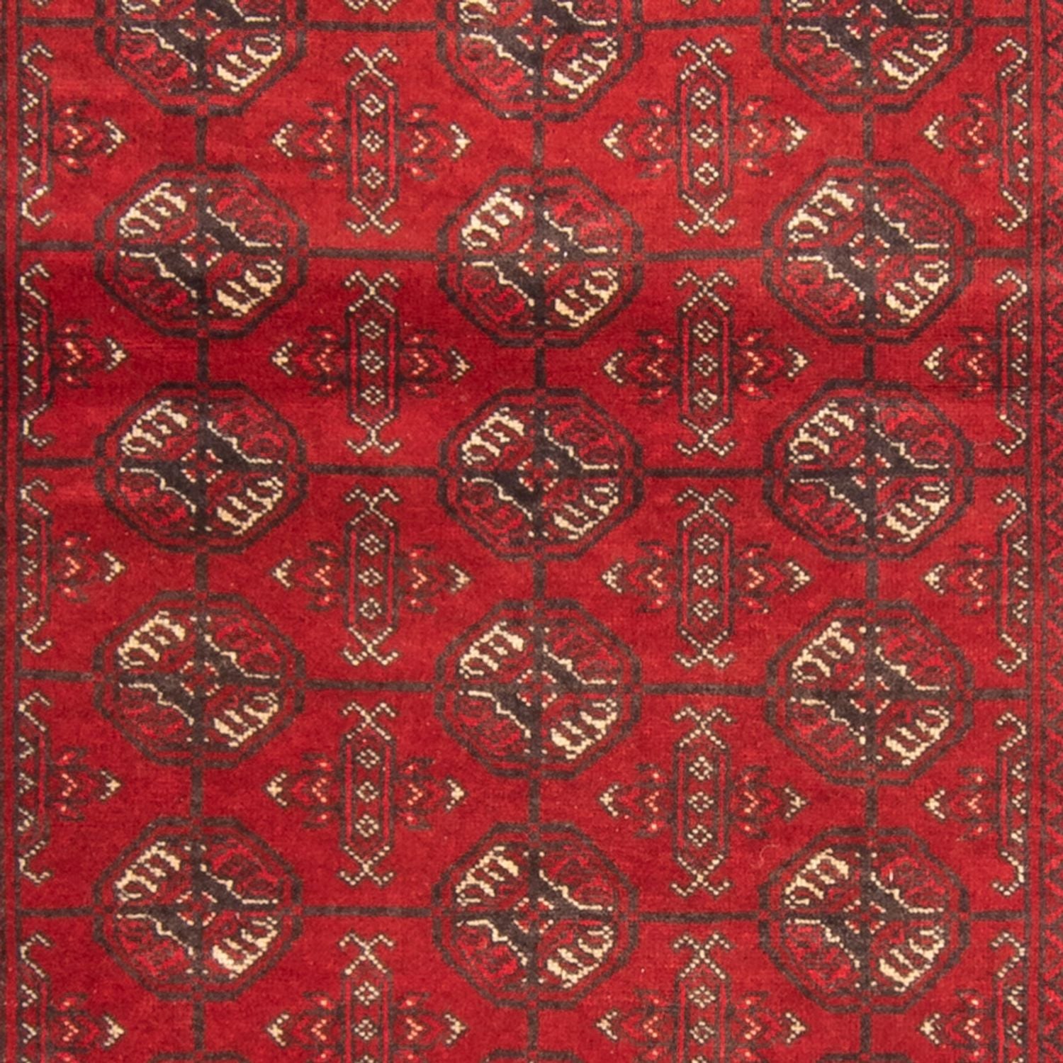 Alfombra de pasillo Alfombra Turkaman - 201 x 86 cm - rojo