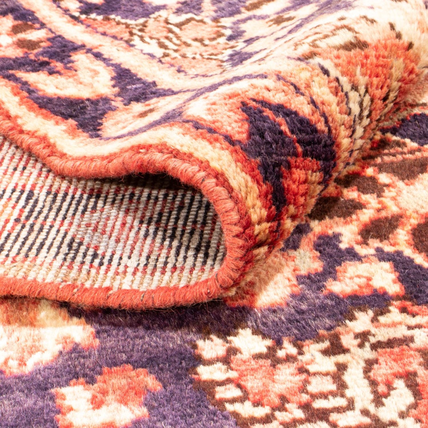 Alfombra persa - Nómada - 208 x 137 cm - azul oscuro