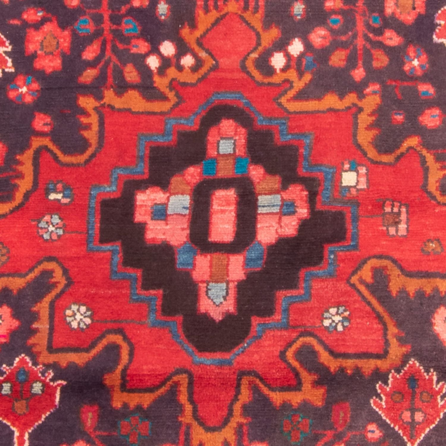 Alfombra persa - Nómada - 196 x 134 cm - azul oscuro