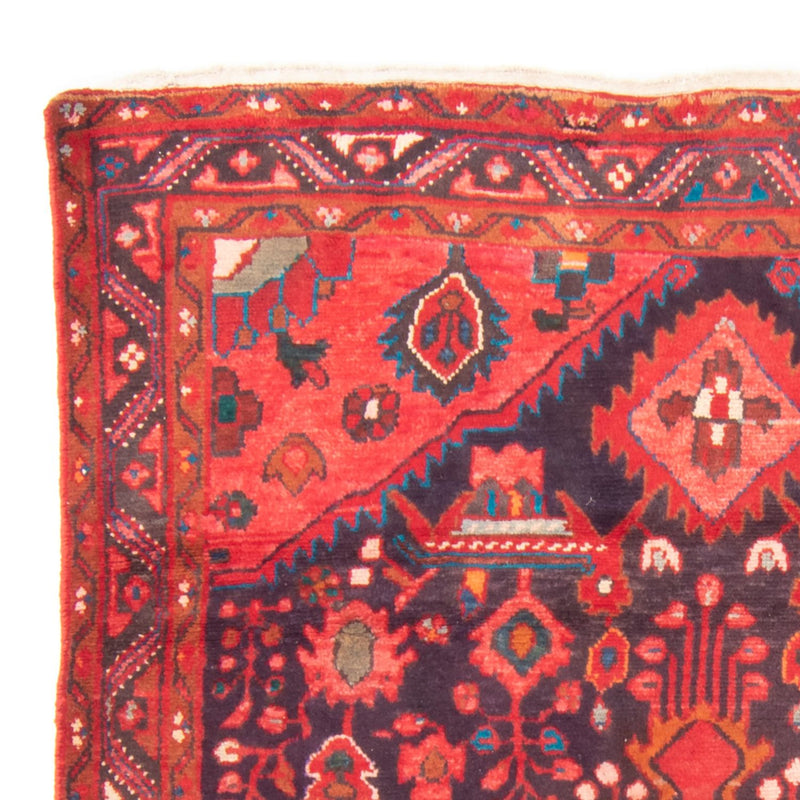 Alfombra persa - Nómada - 196 x 134 cm - azul oscuro