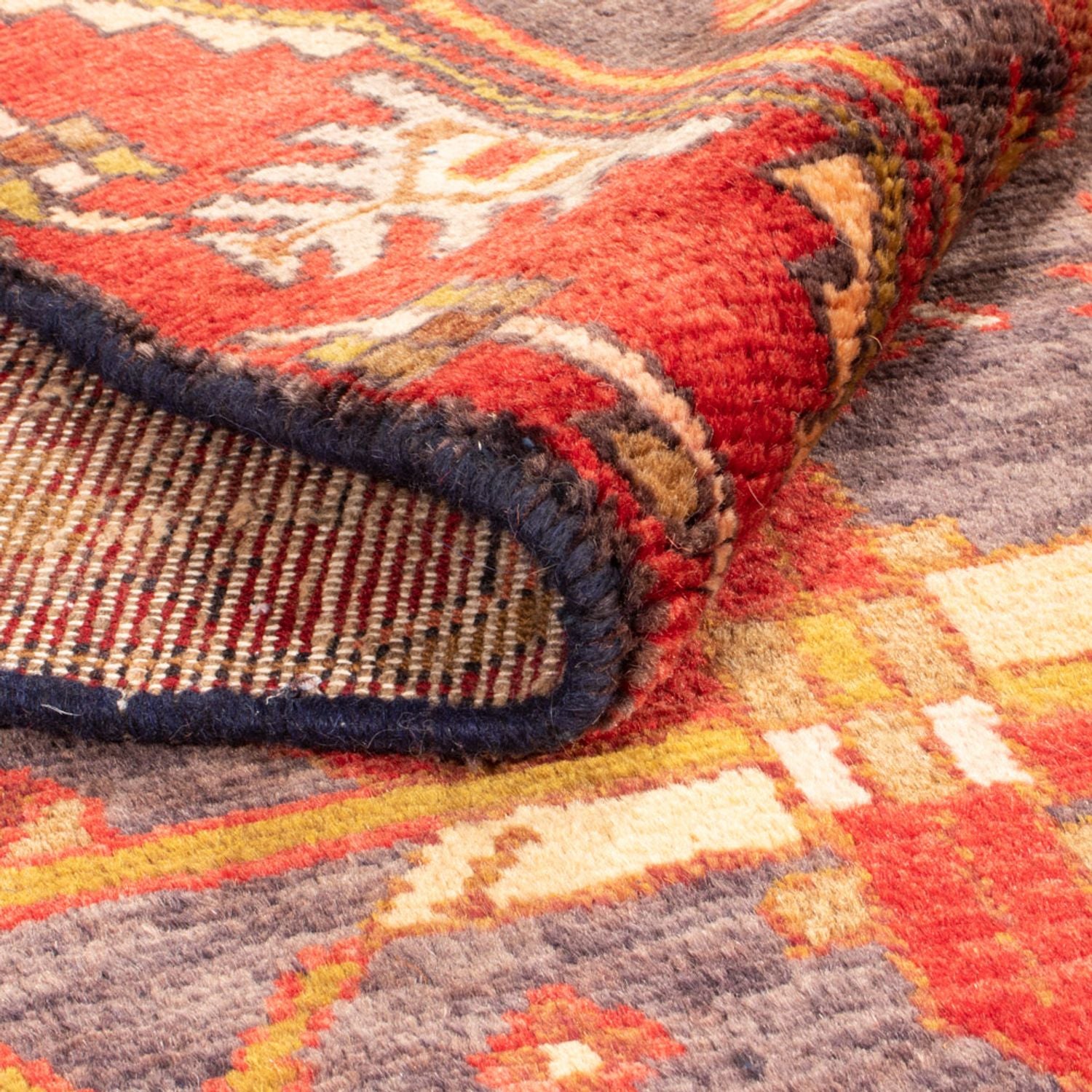 Alfombra persa - Nómada - 195 x 135 cm - azul oscuro