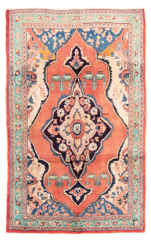 Alfombra persa - Clásica - 234 x 140 cm - salmón