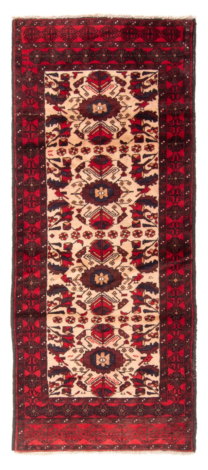 Alfombra de pasillo Alfombra Belutsch - 230 x 93 cm - beige