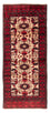 Alfombra de pasillo Alfombra Belutsch - 230 x 93 cm - beige