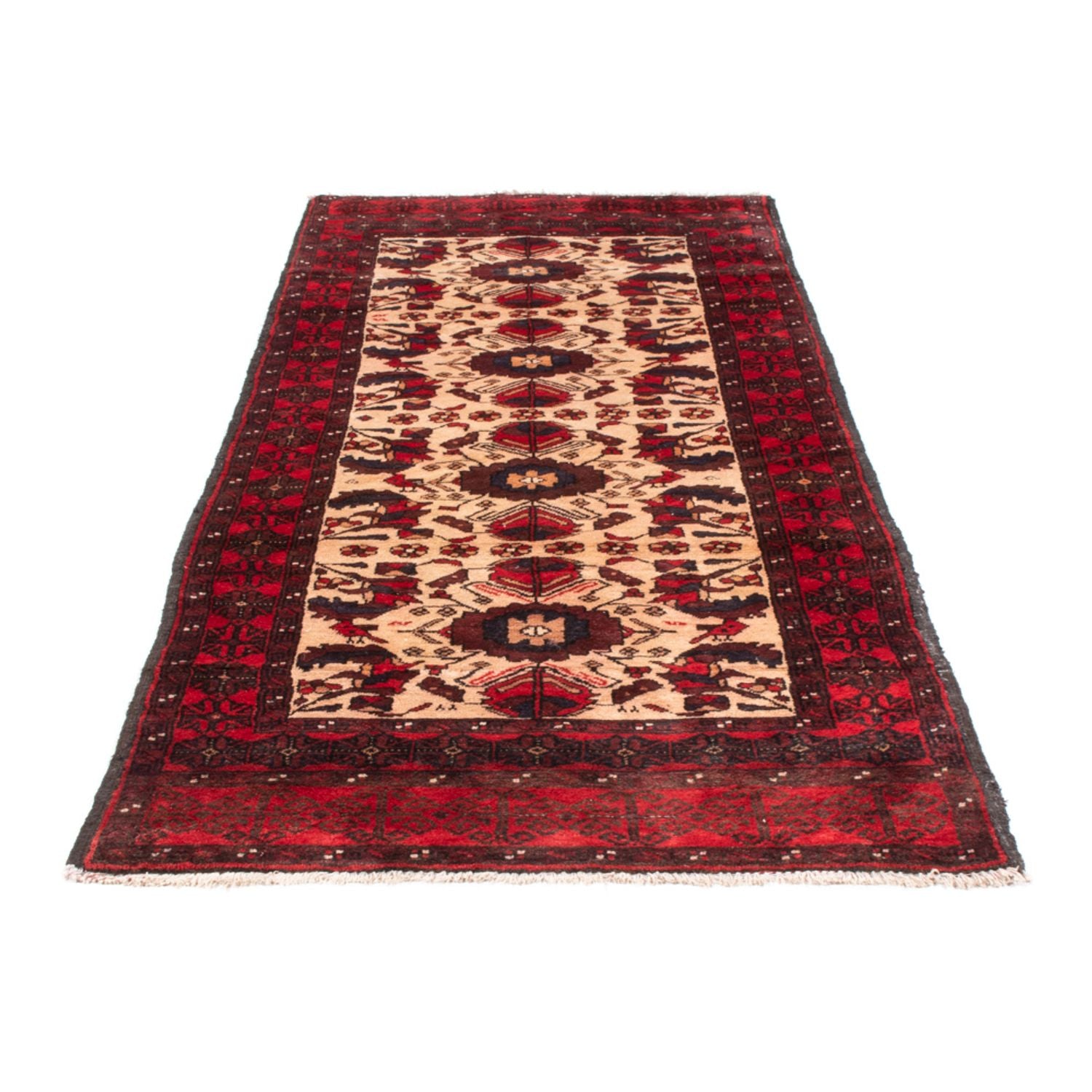 Alfombra de pasillo Alfombra Belutsch - 230 x 93 cm - beige