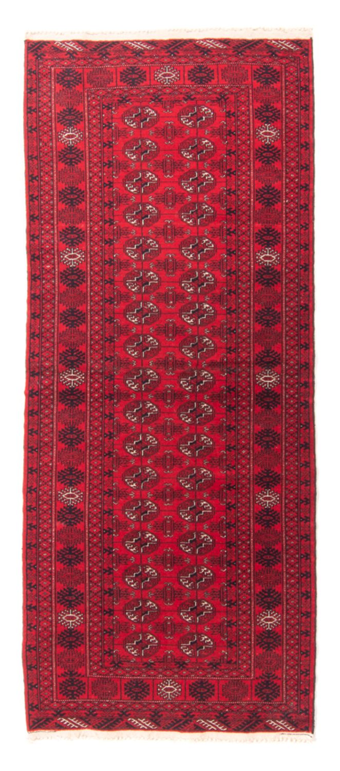 Alfombra de pasillo Alfombra Turkaman - 197 x 80 cm - rojo
