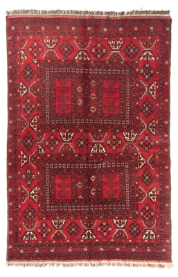 Alfombra Turkaman - 228 x 158 cm - rojo