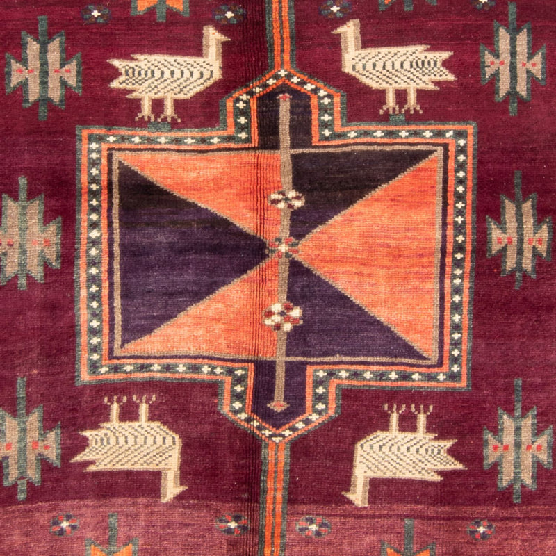 Alfombra persa - Nómada - 245 x 156 cm - púrpura