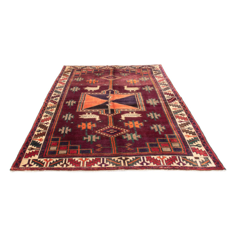 Alfombra persa - Nómada - 245 x 156 cm - púrpura