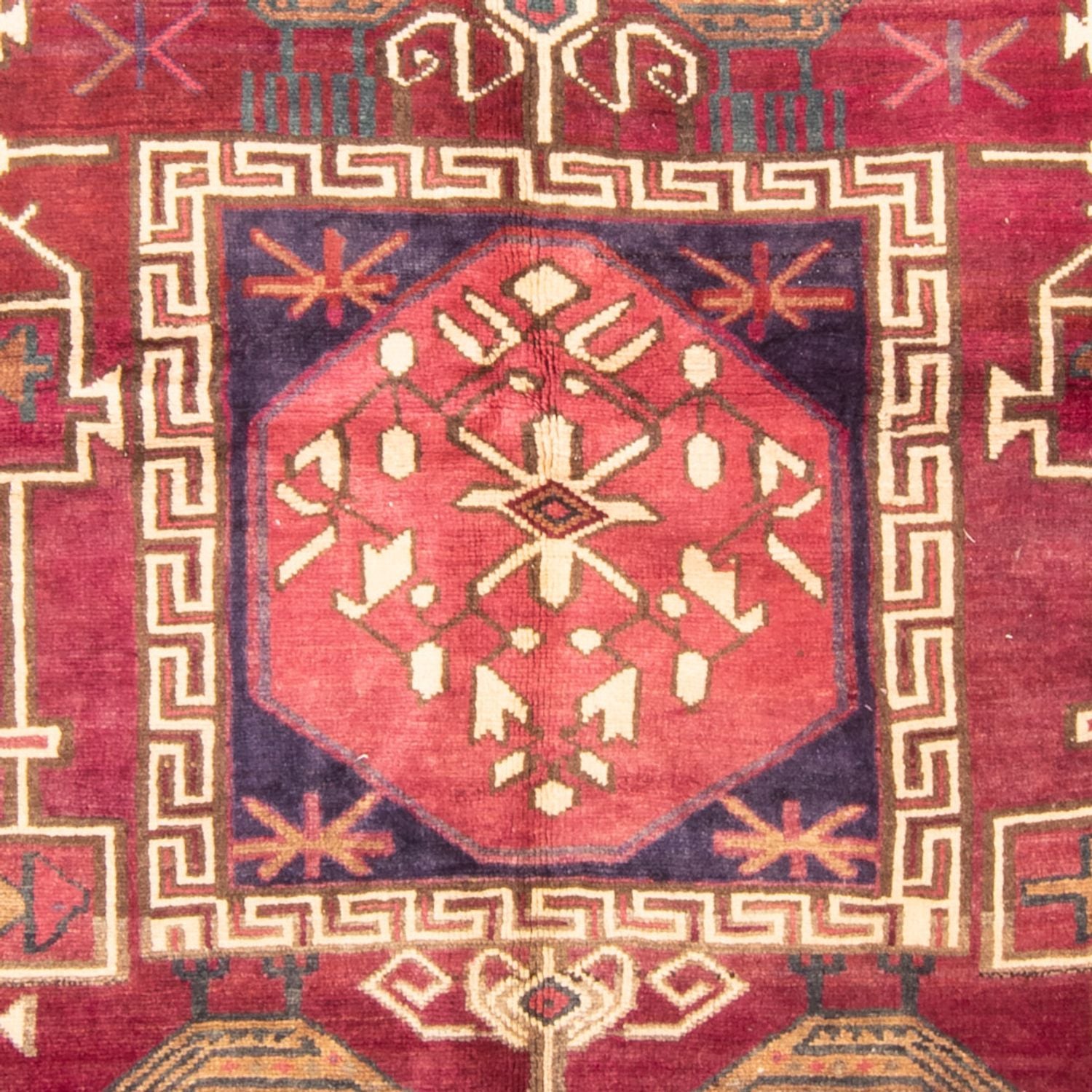 Alfombra persa - Nómada - 250 x 163 cm - rojo vino