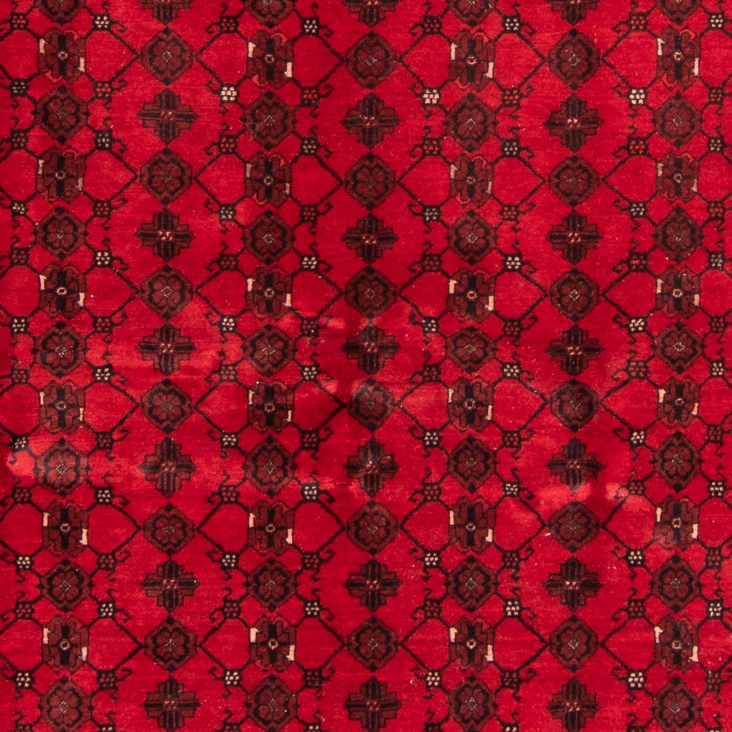 Alfombra Turkaman - 257 x 178 cm - rojo