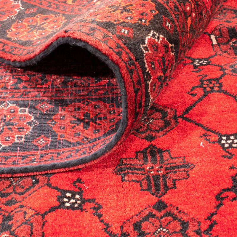 Alfombra Turkaman - 257 x 178 cm - rojo