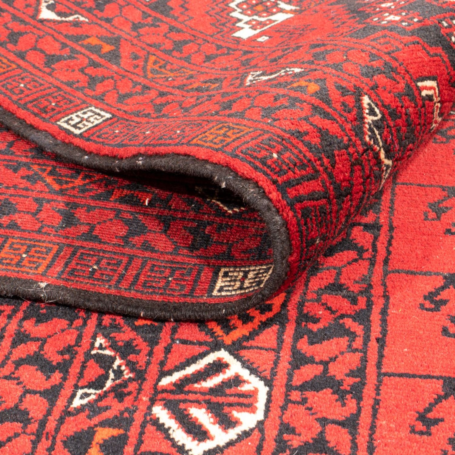 Alfombra Turkaman - 230 x 157 cm - rojo