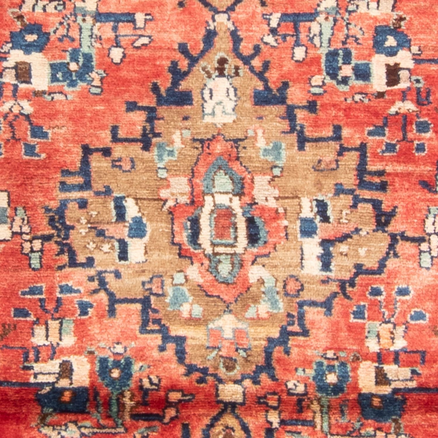 Alfombra de pasillo Alfombra persa - Nómada - 205 x 114 cm - rojo