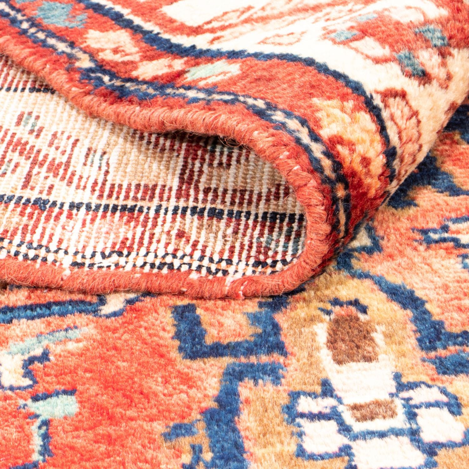 Alfombra de pasillo Alfombra persa - Nómada - 205 x 114 cm - rojo
