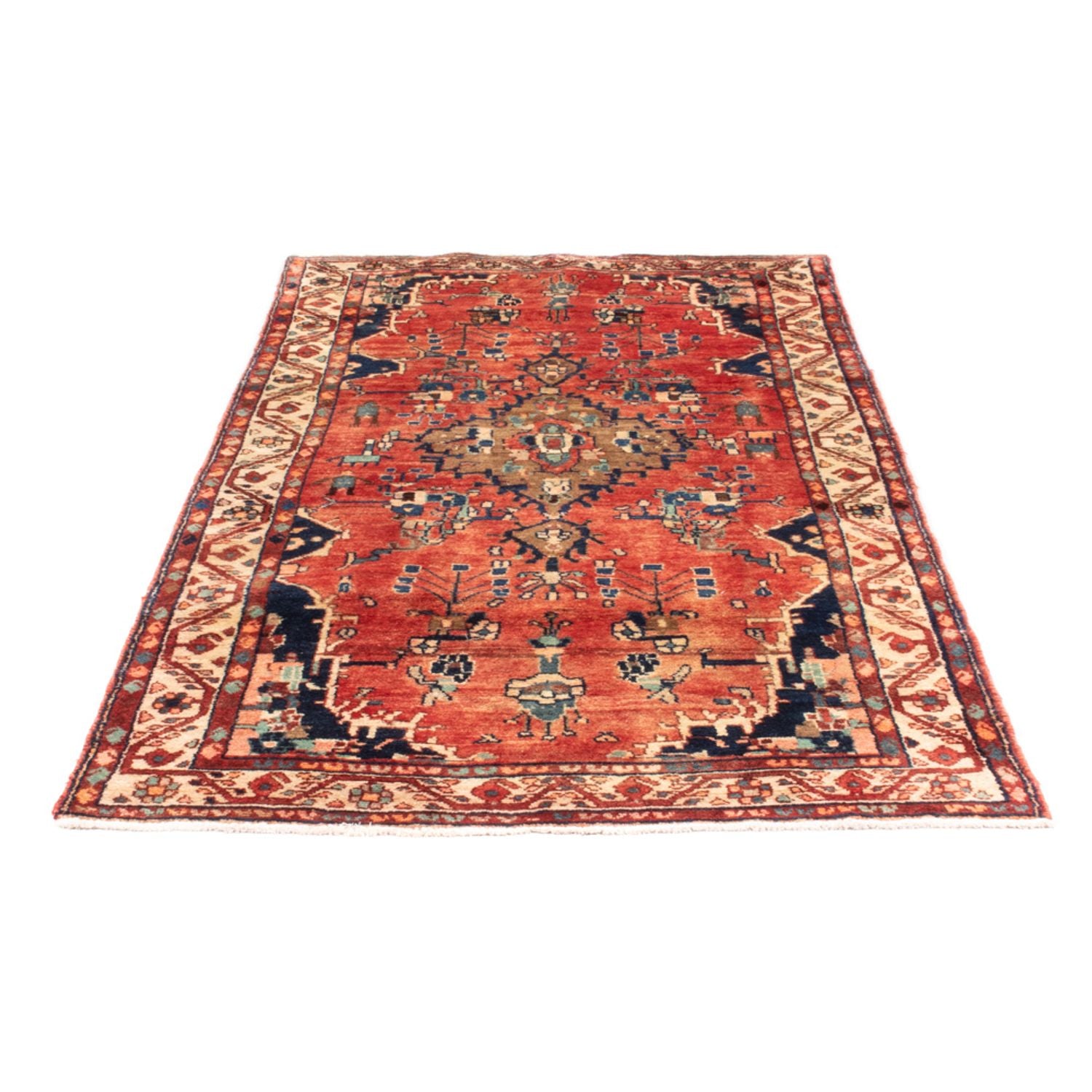 Alfombra de pasillo Alfombra persa - Nómada - 205 x 114 cm - rojo
