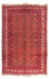 Alfombra Turkaman - 246 x 157 cm - rojo