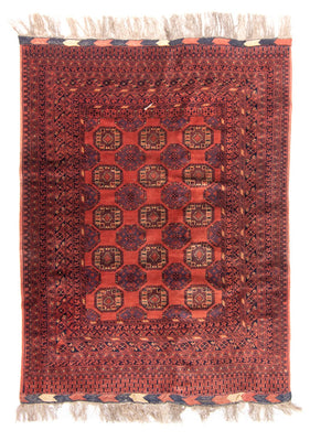 Alfombra Turkaman - 200 x 148 cm - rojo