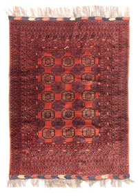 Alfombra Turkaman - 200 x 148 cm - rojo