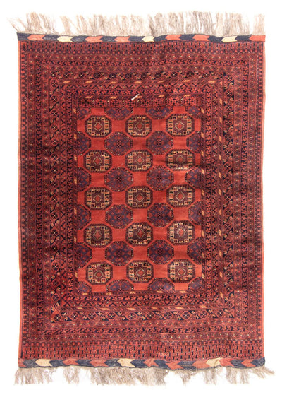 Alfombra Turkaman 148x200cm - Alfombra persa - rojo
