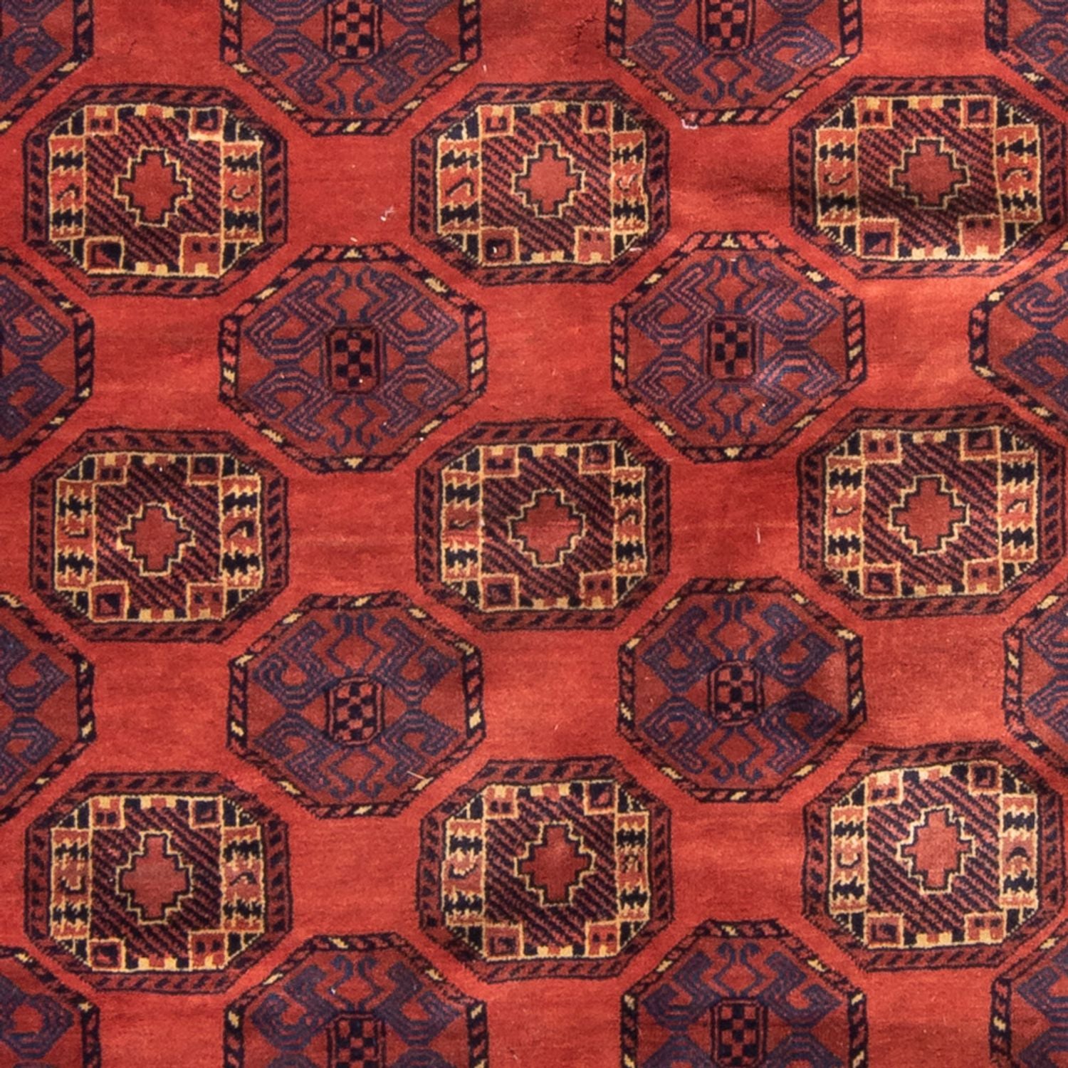 Alfombra Turkaman - 200 x 148 cm - rojo