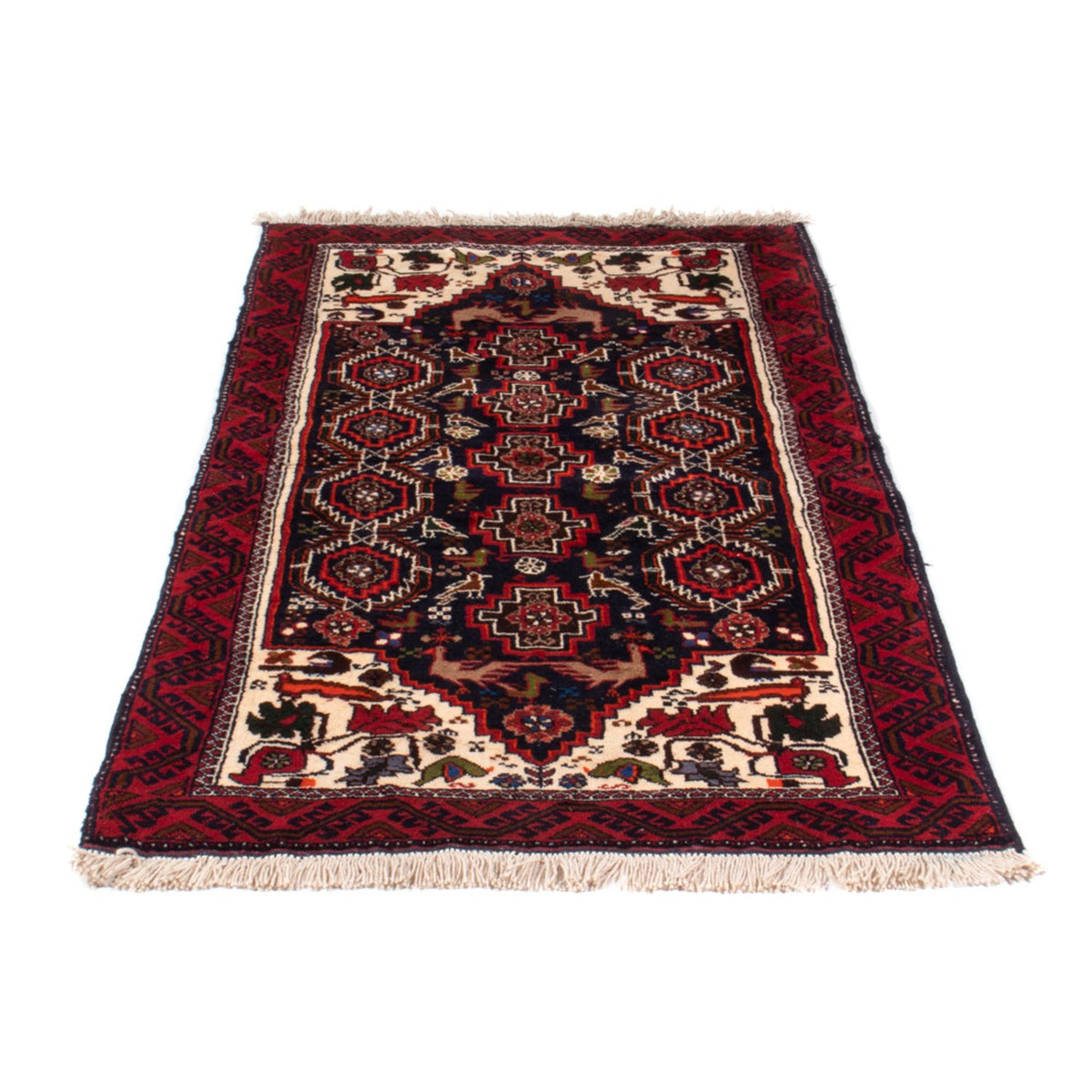 Alfombra de pasillo Alfombra Belutsch - 175 x 85 cm - azul oscuro
