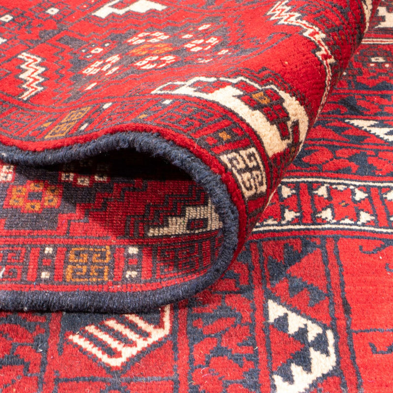 Alfombra Turkaman - 230 x 153 cm - rojo