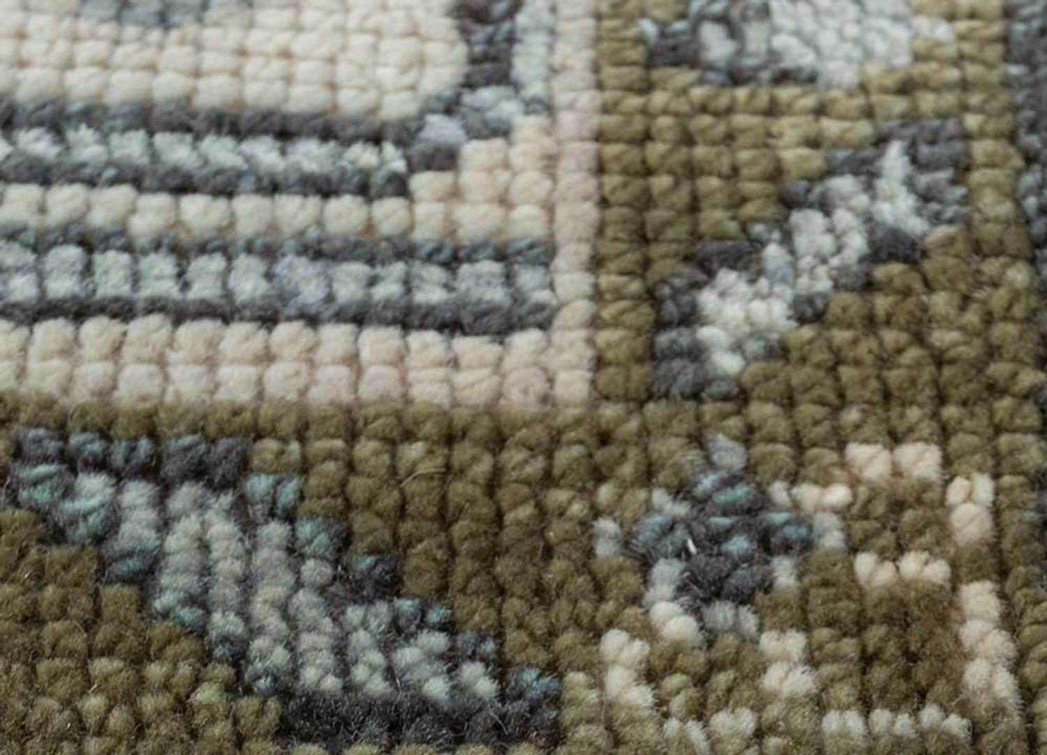 Alfombra de lana - 300 x 240 cm - plata
