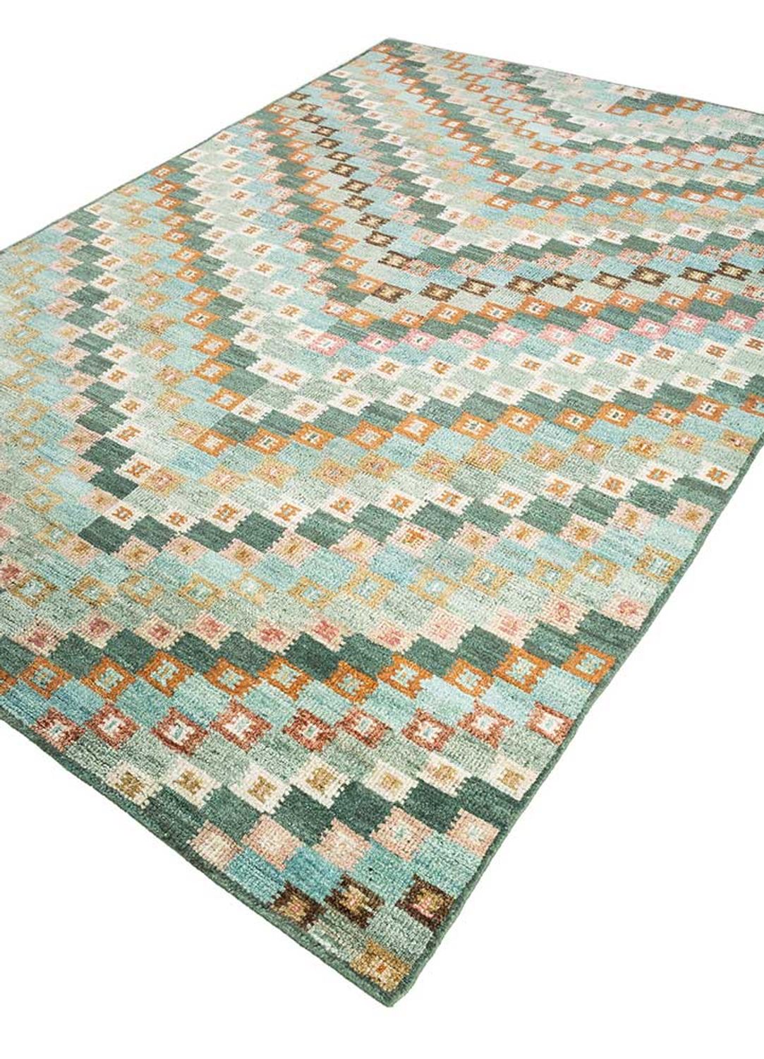 Alfombra de lana - 270 x 180 cm - naranja