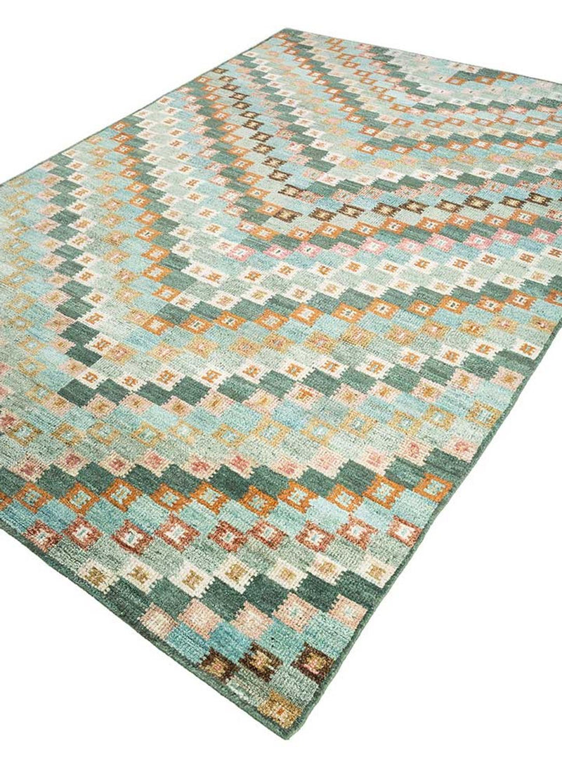 Alfombra de lana - 270 x 180 cm - naranja