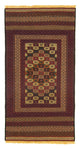 Kilim afgano Alfombra 87x169cm