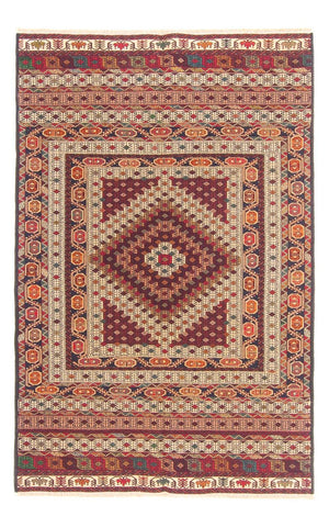 Alfombra Kelim - Oriental - 196 x 127 cm - multicolor