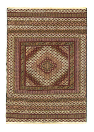 Alfombra Kelim - Oriental - 185 x 132 cm - multicolor