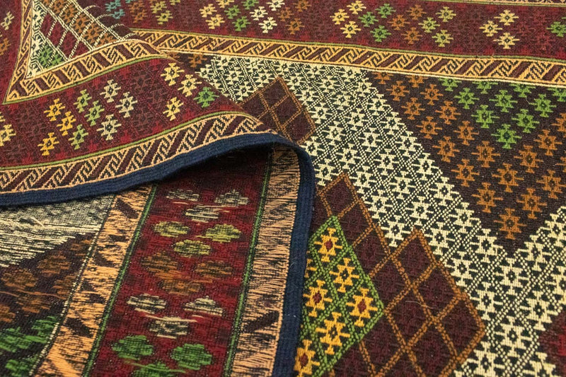Alfombra de pasillo Alfombra Kelim - Oriental - 208 x 85 cm - beige