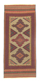 Kilim afgano Alfombra 191x88cm