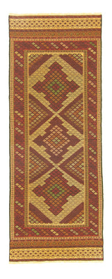 Alfombra de pasillo Alfombra Kelim - Oriental - 212 x 82 cm - multicolor