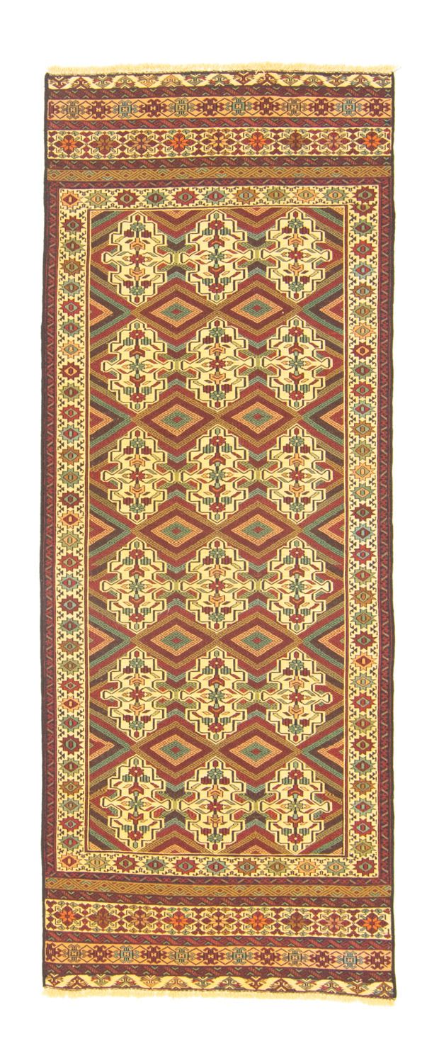 Alfombra de pasillo Alfombra Kelim - Oriental - 184 x 72 cm - beige