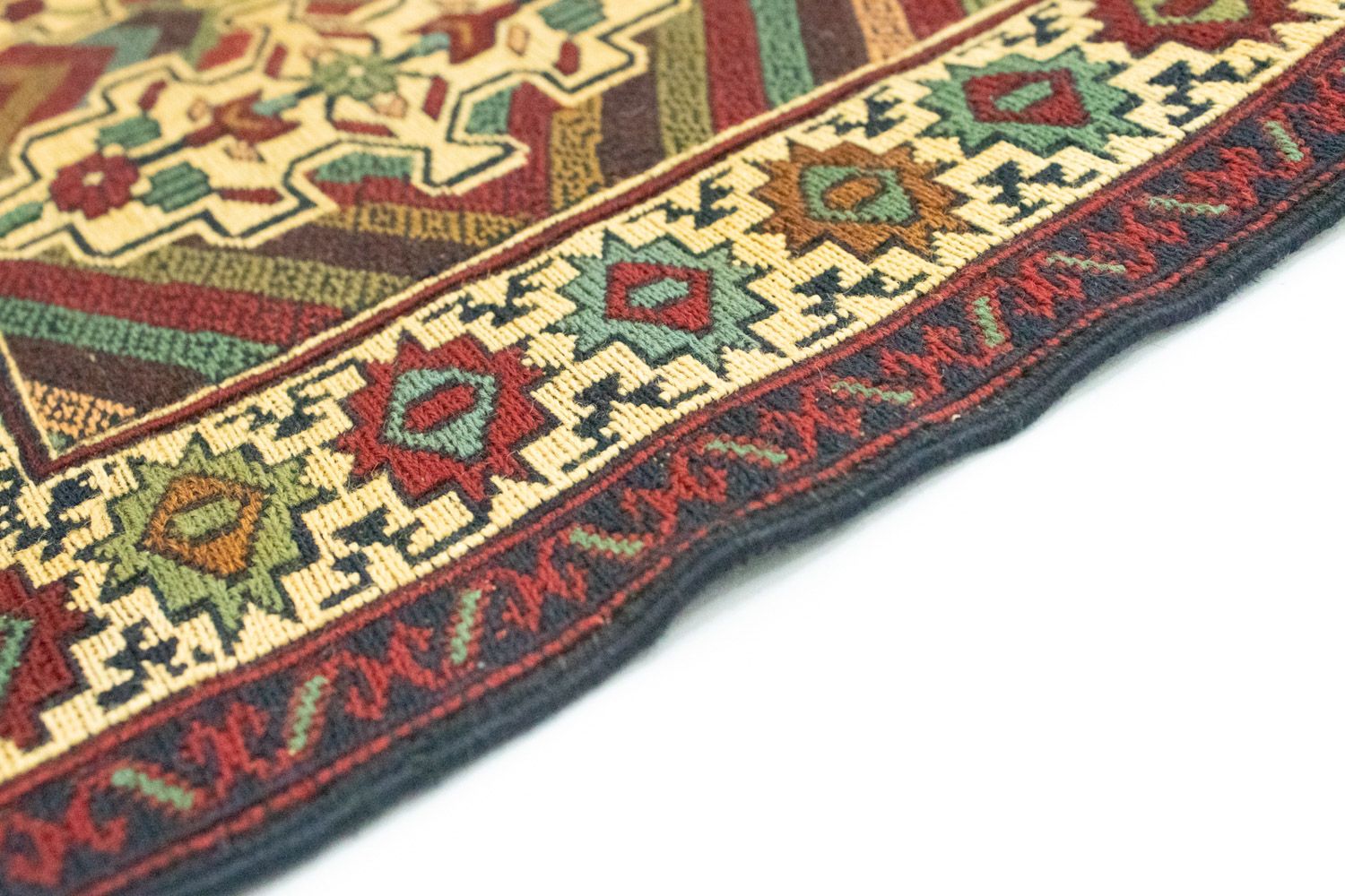 Alfombra de pasillo Alfombra Kelim - Oriental - 184 x 72 cm - beige