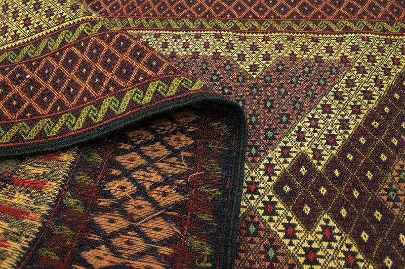Alfombra de pasillo Alfombra Kelim - Oriental - 201 x 82 cm - beige