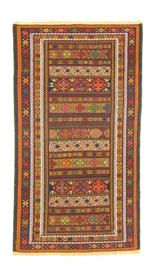 Alfombra Kelim - Oriental - 138 x 78 cm - multicolor