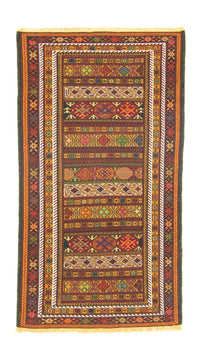Alfombra Kelim - Oriental - 138 x 78 cm - multicolor