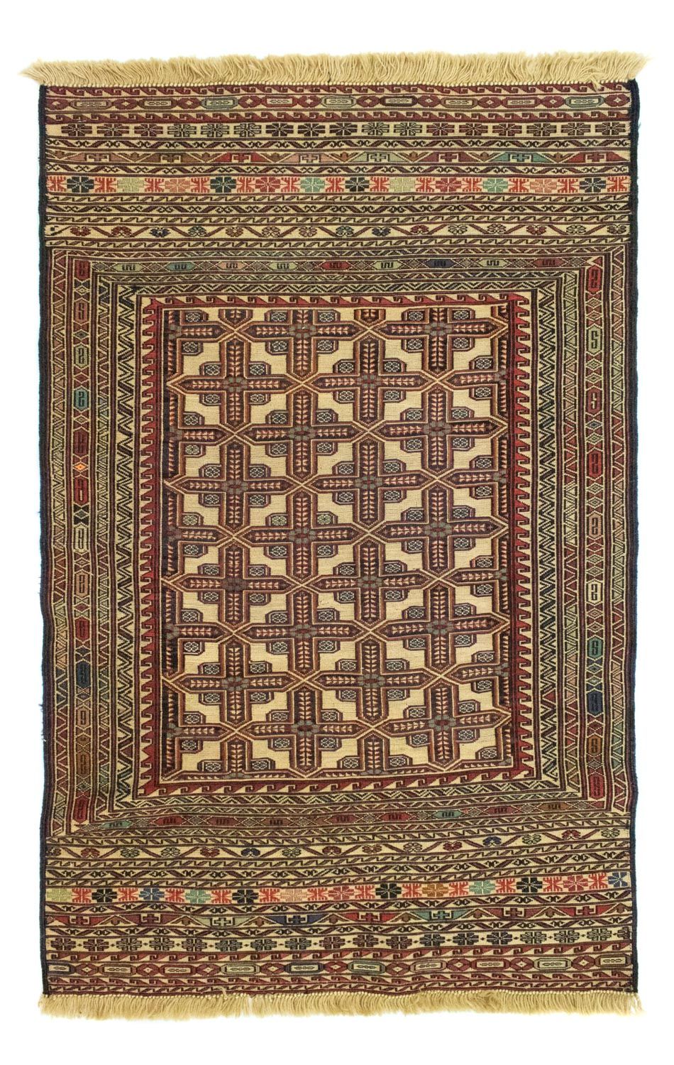 Alfombra Kelim - Oriental - 137 x 87 cm - beige