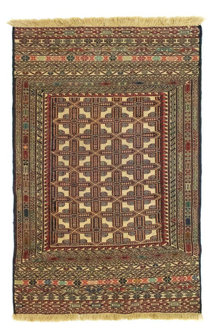 Alfombra Kelim - Oriental - 137 x 87 cm - beige