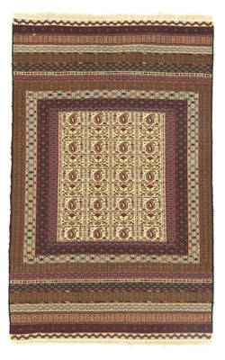 Alfombra Kelim - Oriental - 196 x 123 cm - beige