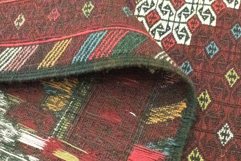 Alfombra de pasillo Alfombra Kelim - Oriental - 190 x 75 cm - marrón