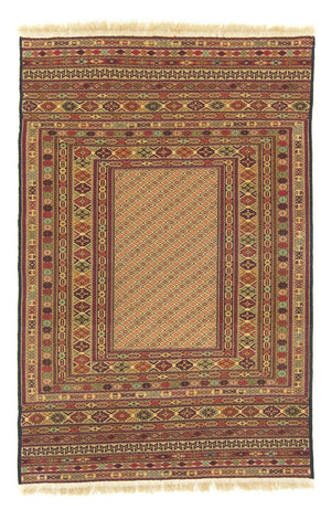 Alfombra Kelim - Oriental - 189 x 130 cm - marrón