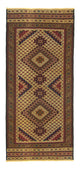 Alfombra de pasillo Alfombra Kelim - Oriental - 198 x 78 cm - multicolor