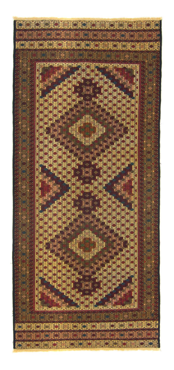 Alfombra de pasillo Alfombra Kelim - Oriental - 198 x 78 cm - multicolor